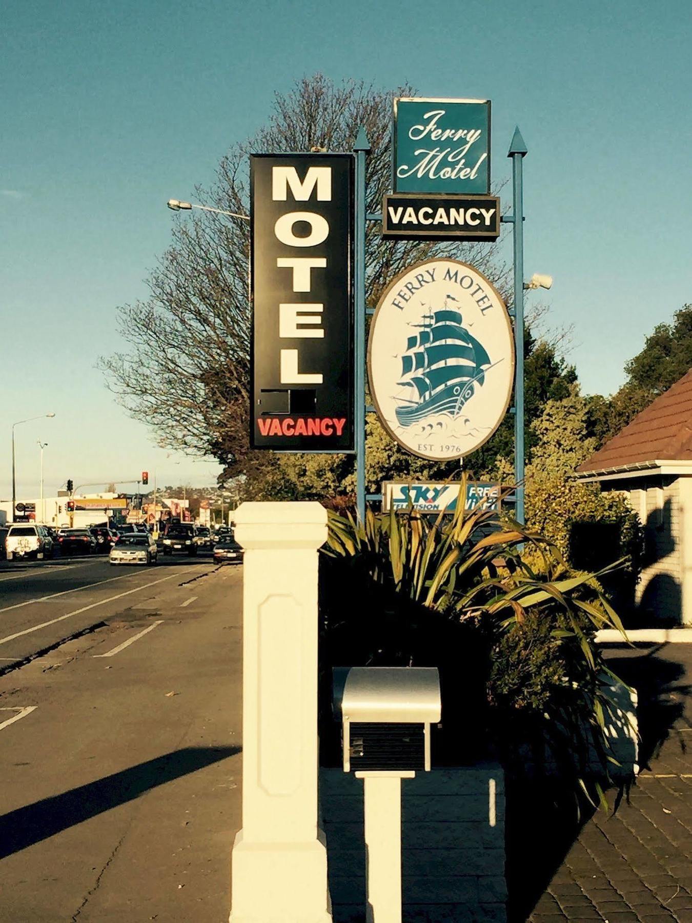 Ferry Motel Christchurch Zewnętrze zdjęcie